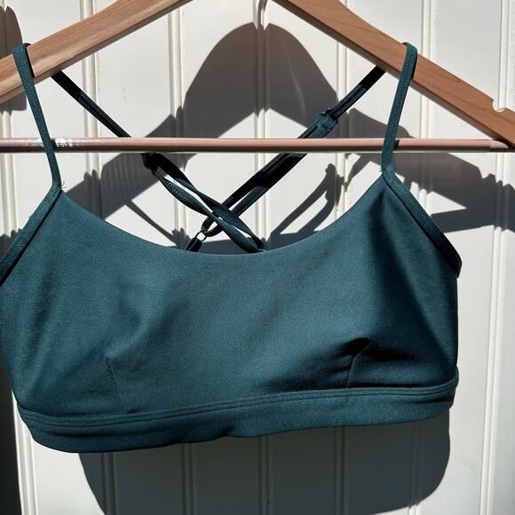 Alo Yoga Airlift Intrigue Bra M 7/8 High-Waist Airlift Legging S Midnight Green - Picture 11 of 16